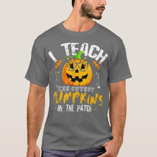 Ik leer de Cutest Pumpkins in de Patch, leraar F T-shirt