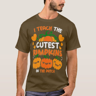 Ik leer de Cutest Pumpkins in de Patch, leraar F T-shirt