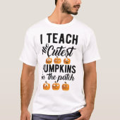 Ik leer de Cutest Pumpkins in de Patch T-shirt (Voorkant)