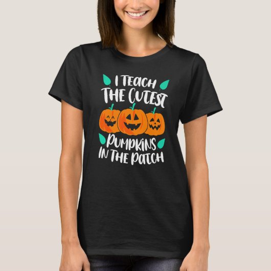 Ik leer de Cutest Pumpkins in het Patch Cute T-shirt (Voorkant)