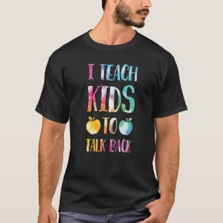 Ik leer de Kinderen om hun kleding terug te vertel T-shirt