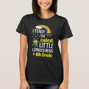 Ik leer de kleinste kleine Leprechauns 8e klas Pa T-shirt