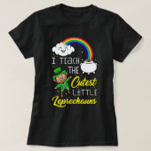 Ik leer de Kutest Little Leprechauns St Patrick D T-shirt (Design voorkant)