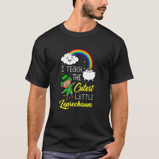 Ik leer de Kutest Little Leprechauns St Patrick D T-shirt (Voorkant)
