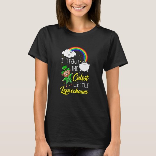 Ik leer de Kutest Little Leprechauns St Patrick D T-shirt (Voorkant)