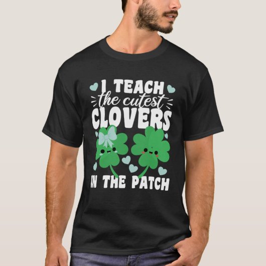 Ik leer de leukste C in de Patch Cute St Patrick T-shirt (Voorkant)