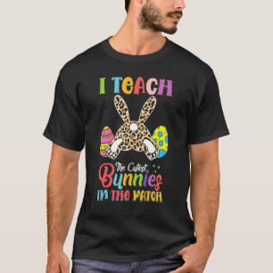 Ik leer de leukste konijntjes voor leraar vrouwen t-shirt