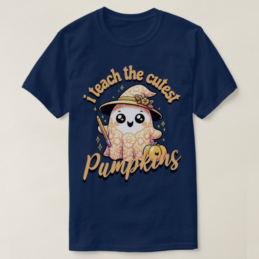 Ik leer de leukste pompoenen t-shirt (Design voorkant)