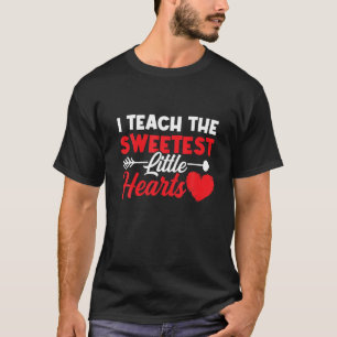 Ik leer de liefste harten van de regenboogleraar t-shirt