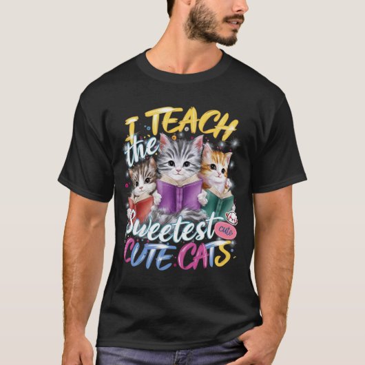 Ik leer de liefste Schattigee katten: Schattig en  T-shirt (Voorkant)