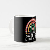 Ik leer de liefste Valentijnsdag van het kleinste  Koffiemok (Voorkant links)