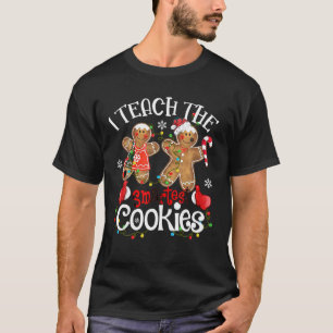 Ik leer de mooiste koekjes grappige leraar Xmas Gi T-shirt
