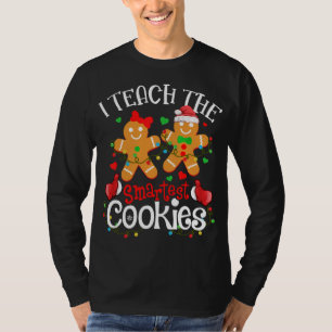 Ik leer de mooiste koekjes grappige leraar Xmas Gi T-shirt