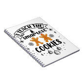 Ik leer de mooiste koekjes met kerst van de leraar notitieboek (Rechterzijde)