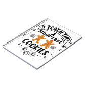 Ik leer de mooiste koekjes met kerst van de leraar notitieboek (Linkerzijde)