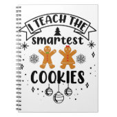 Ik leer de mooiste koekjes met kerst van de leraar notitieboek (Voorkant)