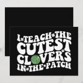 Ik leer de Schattigee klavers in de Patch Disco Ba Kaart (Voorkant / Achterkant)