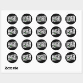 Ik leer de Schattigee klavers in de Patch Disco Ba Ronde Sticker (Vel)