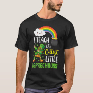 Ik leer de Schattigee kleine Leprechauns Green Sha T-shirt