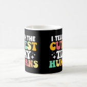 Ik leer de Schattigee kleine mensen grappige leraa Koffiemok (Center)