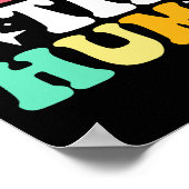 Ik leer de Schattigee kleine mensen grappige leraa Poster (Hoek)