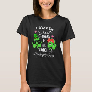 Ik leer de schattigste C in de Patch Juf kleuter T-shirt