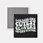 Ik leer de schattigste klavers in de patch discoba magneet (Voorkant / Achterkant)