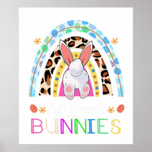 ik leer de schattigste konijnen in de 1e klas rege poster