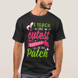 Ik Leer De Schattigste Konijntjes In De Vlek Leraa T-shirt