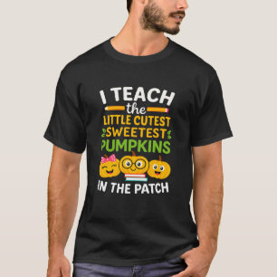 Ik leer de schattigste pompoenen in Patch Hallowee T-shirt