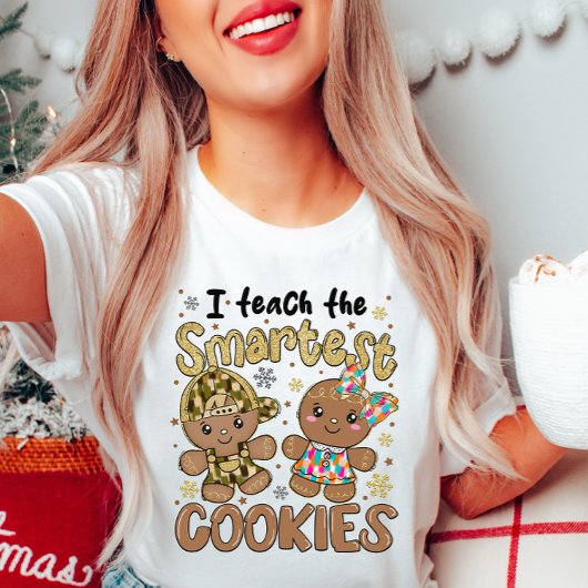 Ik leer de slimste kerstkoekjes t-shirt