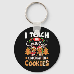 Ik leer de slimste kleuterjuf cookies sleutelhanger