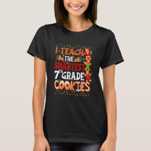 Ik leer de slimste koekjes 7e klas leraar Chr T-shirt