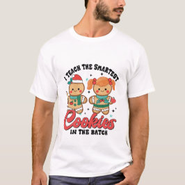 Ik leer de slimste koekjes in de batch grappig t-shirt