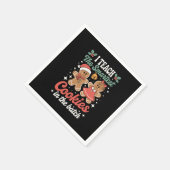 Ik leer de slimste koekjes in de batchleraar servet (Hoek)