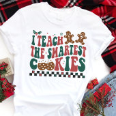 Ik leer de slimste koekjes Kerstmis Tri-Blend Shirt