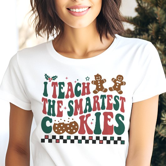 Ik leer de slimste koekjes Kerstmis Tri-Blend Shirt
