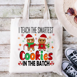 Ik leer de slimste koekjes.Leraar Kerstmis Tote Bag