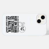 IK LEER DOCH NIET PRATEN Case-Mate iPhone CASE (Achterkant (horizontaal))