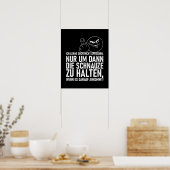 IK LEER DOCH NIET PRATEN POSTER (Keuken)