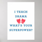Ik leer Drama wat je Superpower is? Poster (Voorkant)