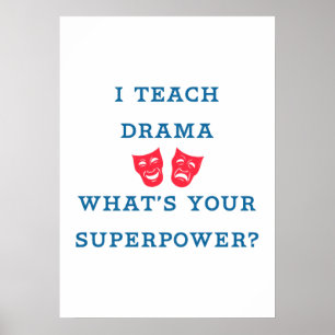 Ik leer Drama wat je Superpower is? Poster