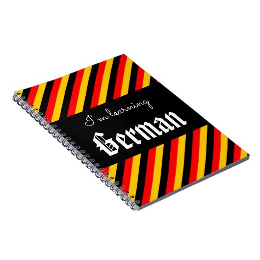 "Ik leer Duits" notebook Notitieboek (Rechterzijde)