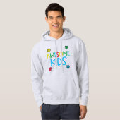 Ik leer Geweldige Kinder autisme-bewustmakingseres Hoodie (Voorkant volledig)