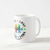 Ik leer Geweldige Kinder autisme-bewustmakingseres Koffiemok (Voorkant rechts)