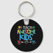 Ik leer Geweldige Kinder autisme-bewustmakingseres Sleutelhanger (Voorkant)