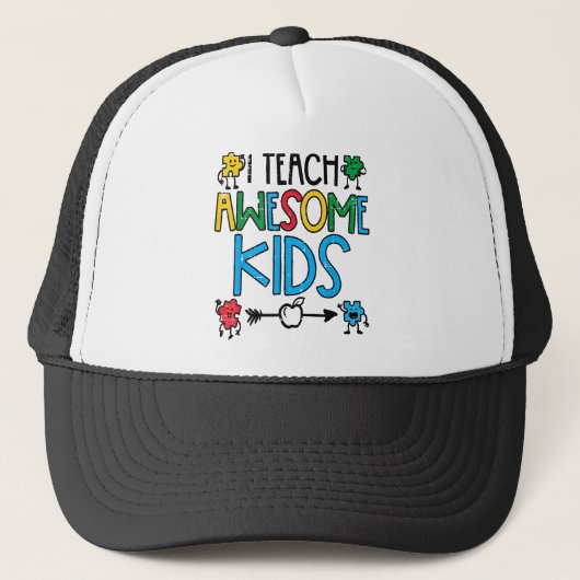 Ik leer Geweldige Kinder autisme-bewustmakingseres Trucker Pet (Voorkant)
