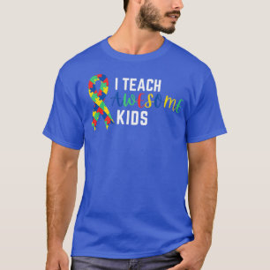 Ik leer geweldige kinder Ontwerp voor Autism Aware T-shirt