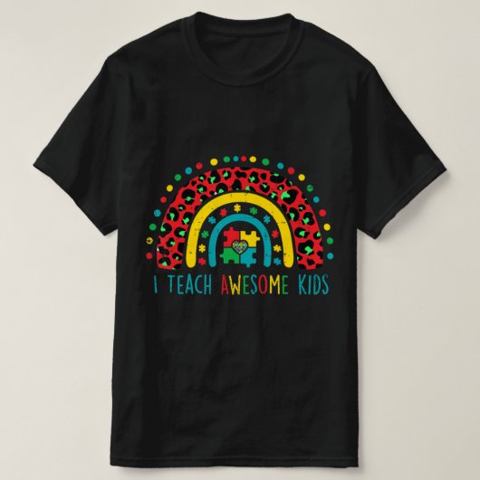 Ik leer Geweldige kinder shirt Autisme Awareness P (Design voorkant)