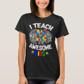 Ik leer Geweldige SuperKinder Autisme Bewustheid T-shirt (Voorkant)